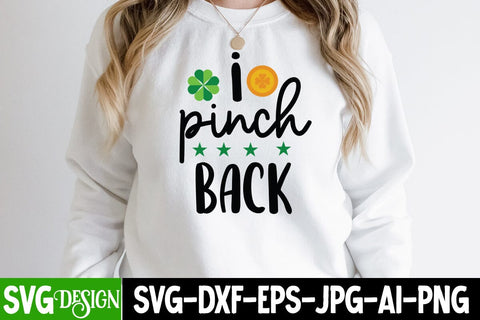 i pinch back SVG Cut File, St.Patrick's Sublimation PNG, St.Patrick's Flag SVG Cut File, St.Patrick's Clipart PNG SVG BlackCatsMedia 