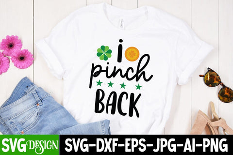 i pinch back SVG Cut File, St.Patrick's Sublimation PNG, St.Patrick's Flag SVG Cut File, St.Patrick's Clipart PNG SVG BlackCatsMedia 
