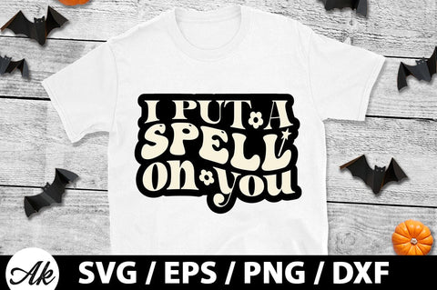 I put a spell on you Retro SVG SVG akazaddesign 