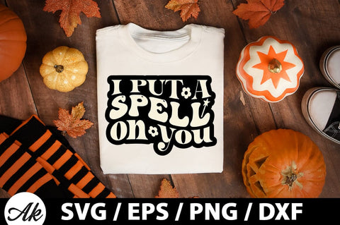 I put a spell on you Retro SVG SVG akazaddesign 