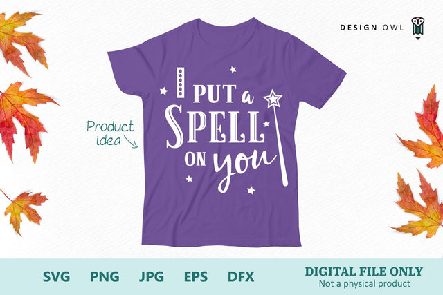 I put a spell on you SVG Design Owl 