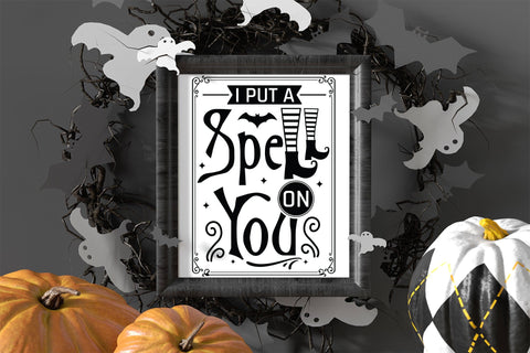 I Put a Spell on You SVG - Halloween Sign SVG SVG CraftLabSVG 