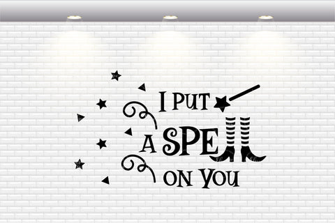 I Put A Spell On You - SVG, PNG, DXF, EPS SVG Elsie Loves Design 