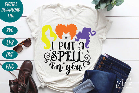 I put a spell on you svg, Sanderson sisters svg, Halloween t shirt svg SVG Isabella Machell 