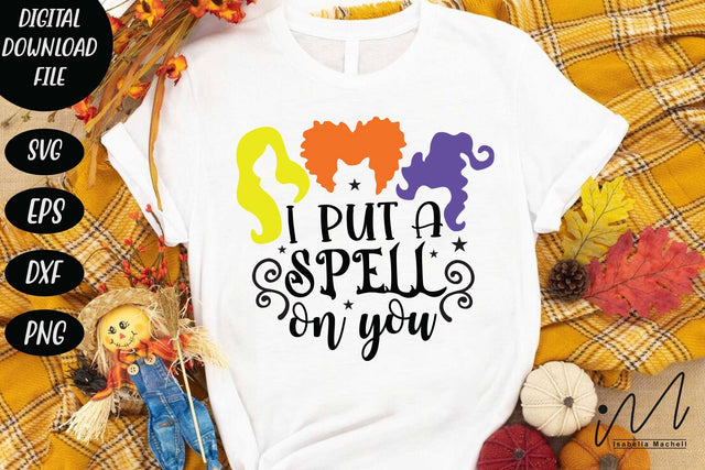 I put a spell on you svg, Sanderson sisters svg, Halloween t shirt svg SVG Isabella Machell 