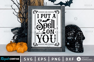 I put a spell on you SVG SVG Regulrcrative 