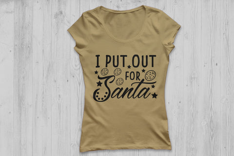 i put out for santa| Christmas Cookies SVG Cutting Files. SVG CosmosFineArt 
