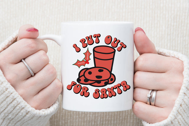 I Put out for Santa Christmas SVG Design SVG designartist 