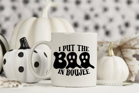 I Put the Boo in Boujee | Retro Halloween SVG SVG CraftLabSVG 