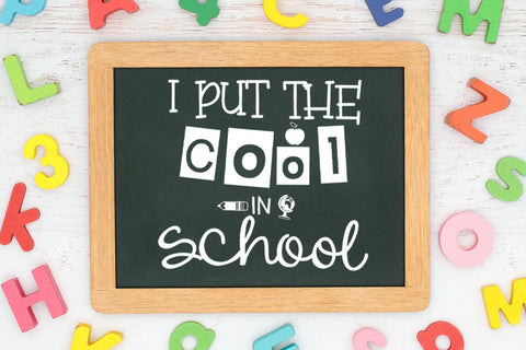 I Put The Cool in School SVG I Back to School SVG I School SVG Happy Printables Club 