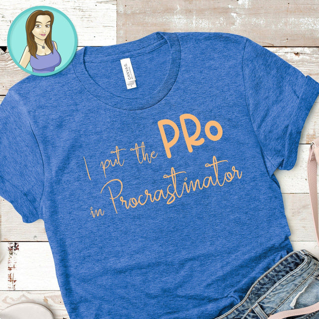 I put the Pro in Procrastinator SVG Awesomely Strange Designs 
