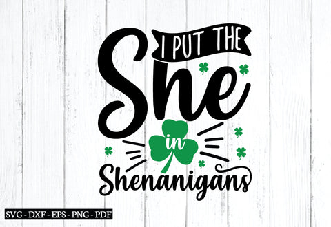 i put the she in shenanigans svg SVG designstore 