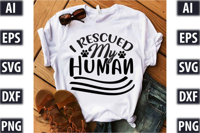 I Rescued My Human SVG SVGista 