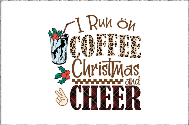 I Run on Coffee and Cheer Sublimation Sublimation Jagonath Roy 