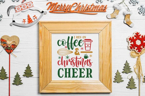 I Run On Coffee And Christmas Cheer SVG Angelina750 