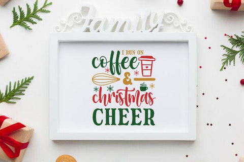 I Run On Coffee And Christmas Cheer SVG Angelina750 