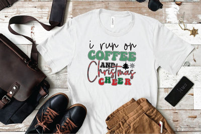 i run on coffee and christmas cheer SVG CraftingStudio 