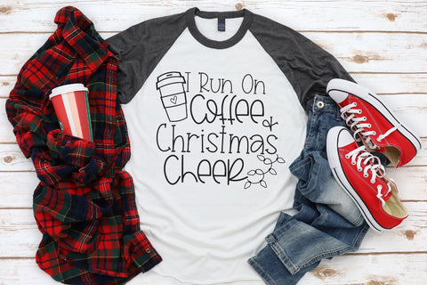 I Run On Coffee And Christmas Cheer SVG Morgan Day Designs 