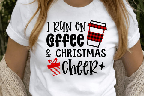 I run on coffee & christmas SVG Design SVG Regulrcrative 