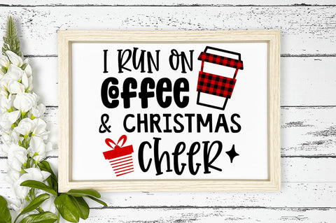 I run on coffee & christmas SVG Design SVG Regulrcrative 