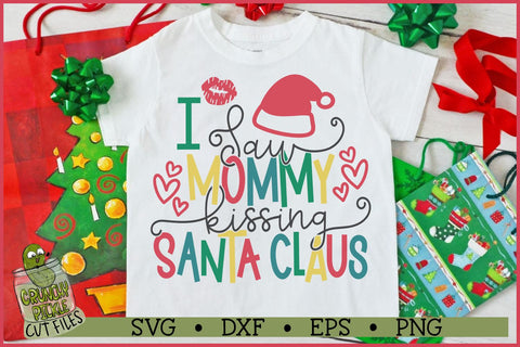 I saw Mommy Kissing Santa Claus SVG File SVG Crunchy Pickle 