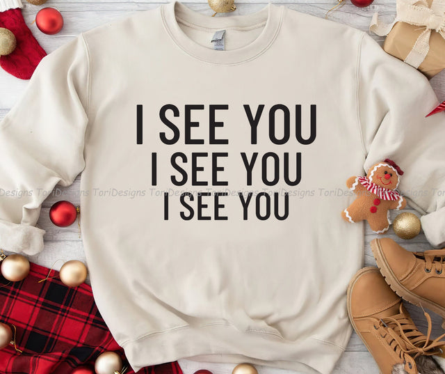I See You PNG sublimation design Sublimation ToriDesigns 