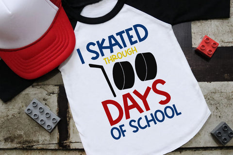 I Skated Through 100 Days Hockey SVG Morgan Day Designs 