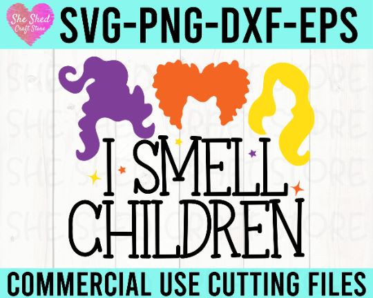 I Smell Children Hocus Pocus SVG - So Fontsy