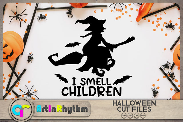I smell children svg, Halloween Witch svg SVG Artinrhythm shop 