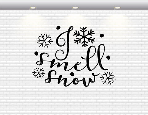 I Smell Snow - SVG, PNG, DXF, EPS SVG Elsie Loves Design 