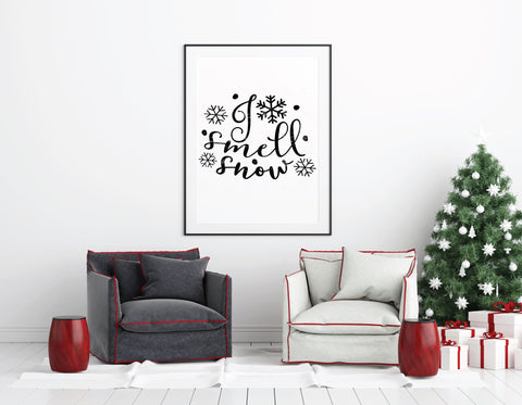 I Smell Snow - SVG, PNG, DXF, EPS SVG Elsie Loves Design 