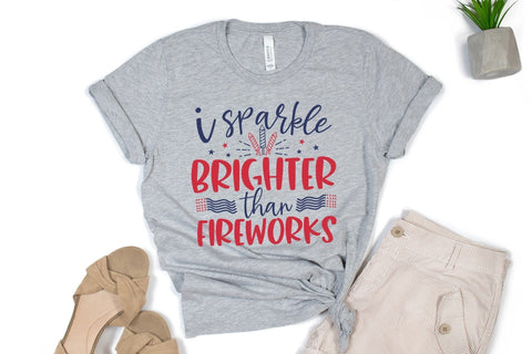 I Sparkle Brighter Than Fireworks, Patriotic SVG SVG CraftLabSVG 