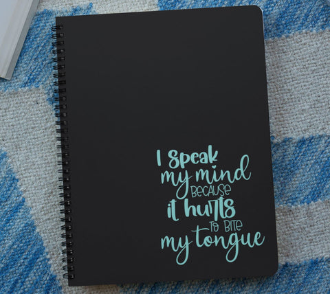 I Speak My Mind | Stencil SVG SVG Ikonart Design Shop 