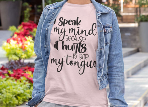 I Speak My Mind | Stencil SVG SVG Ikonart Design Shop 