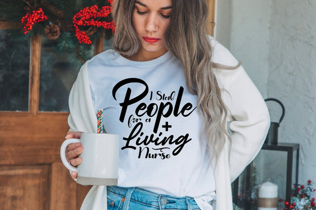 I Stab People for a Living Nurse svg SVG orpitasn 