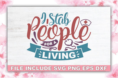 I Stab People For A Living SVG Ariyan 