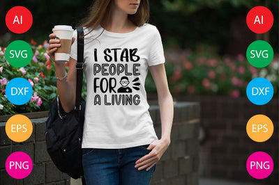 I Stab People For A Living SVG CraftlabSvg29 