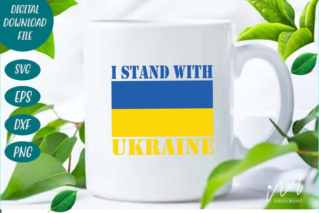 I stand with Ukraine svg SVG Isabella Machell 