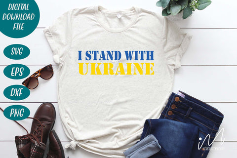 I stand with Ukraine svg SVG Isabella Machell 