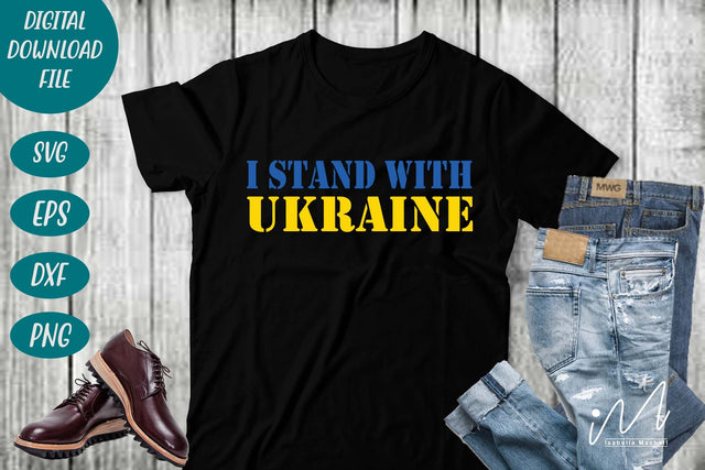 I stand with Ukraine svg SVG Isabella Machell 