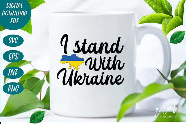 I stand with Ukraine svg SVG Isabella Machell 