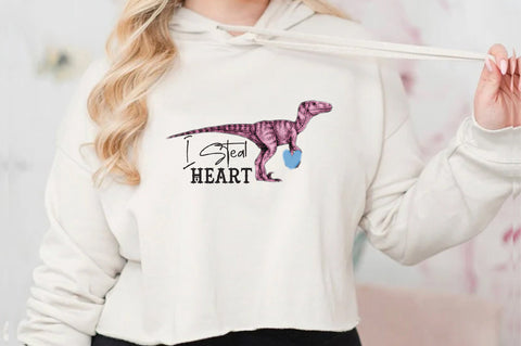 I Steal Heart T-Rex Valentine PNG Sublimation Jagonath Roy 