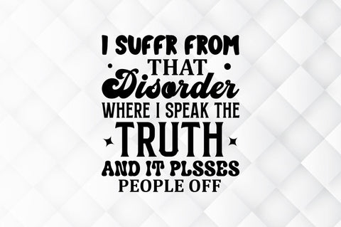 I suffr from that disorder where i speak SVG SVG Regulrcrative 