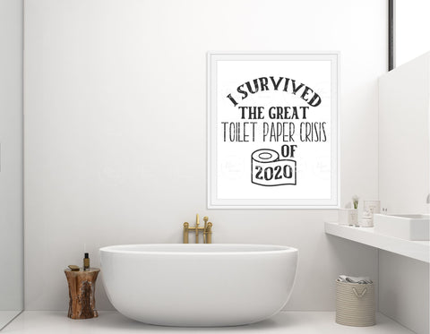 I Survived The Great Toilet Paper Crisis Of 2020 - SVG, PNG, DXF, EPS SVG Elsie Loves Design 