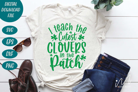 I teach the cutest clovers in the patch svg SVG Isabella Machell 