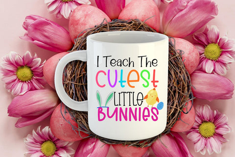 I Teach the Cutest -Easter Sublimation Designs -Sublimation Sublimation Happy Printables Club 