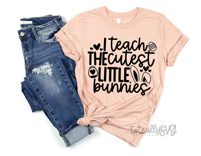 I Teach The Cutest Little Bunnies SVG Toteally Creations 