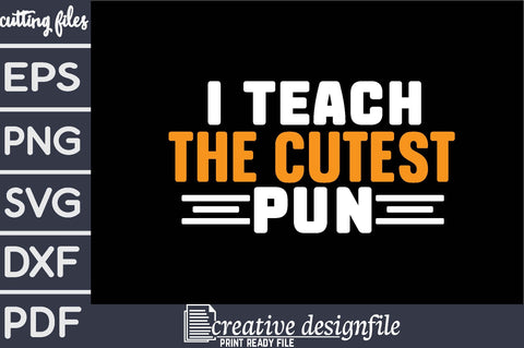 i teach the cutest pun SVG farhad farhad 