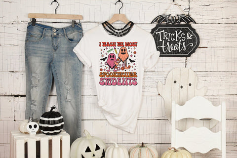 I Teach the Most Spooktacular Students PNG Sublimation Sublimation CraftLabSVG 