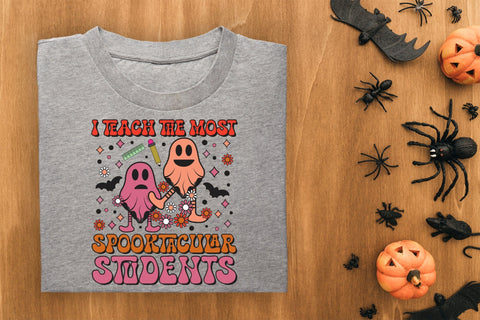 I Teach the Most Spooktacular Students PNG Sublimation Sublimation CraftLabSVG 